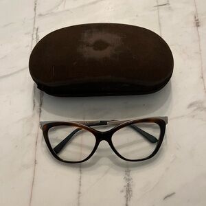 Tom Ford Brown Glasses with Protective Case